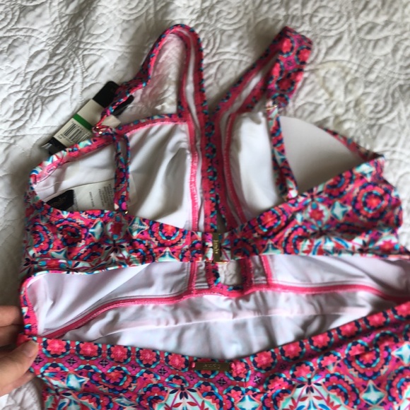 Laundry by Shelli Segal Swimsuit pink floral - Picture 4 of 7